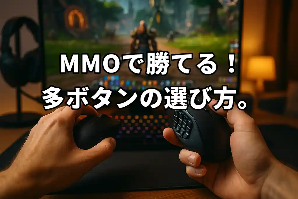 MMOで差がつく操作性！多ボタンゲーミングマウスおすすめ7選