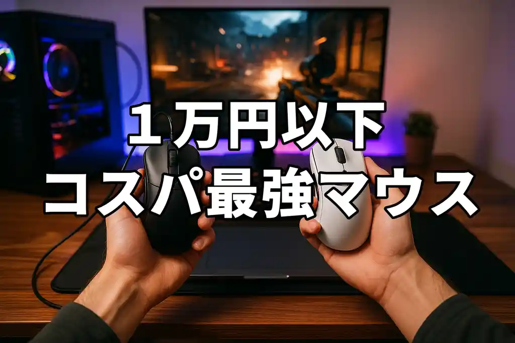 予算1万円で最高の選択を！コスパ重視のゲーミングマウスおすすめ7選